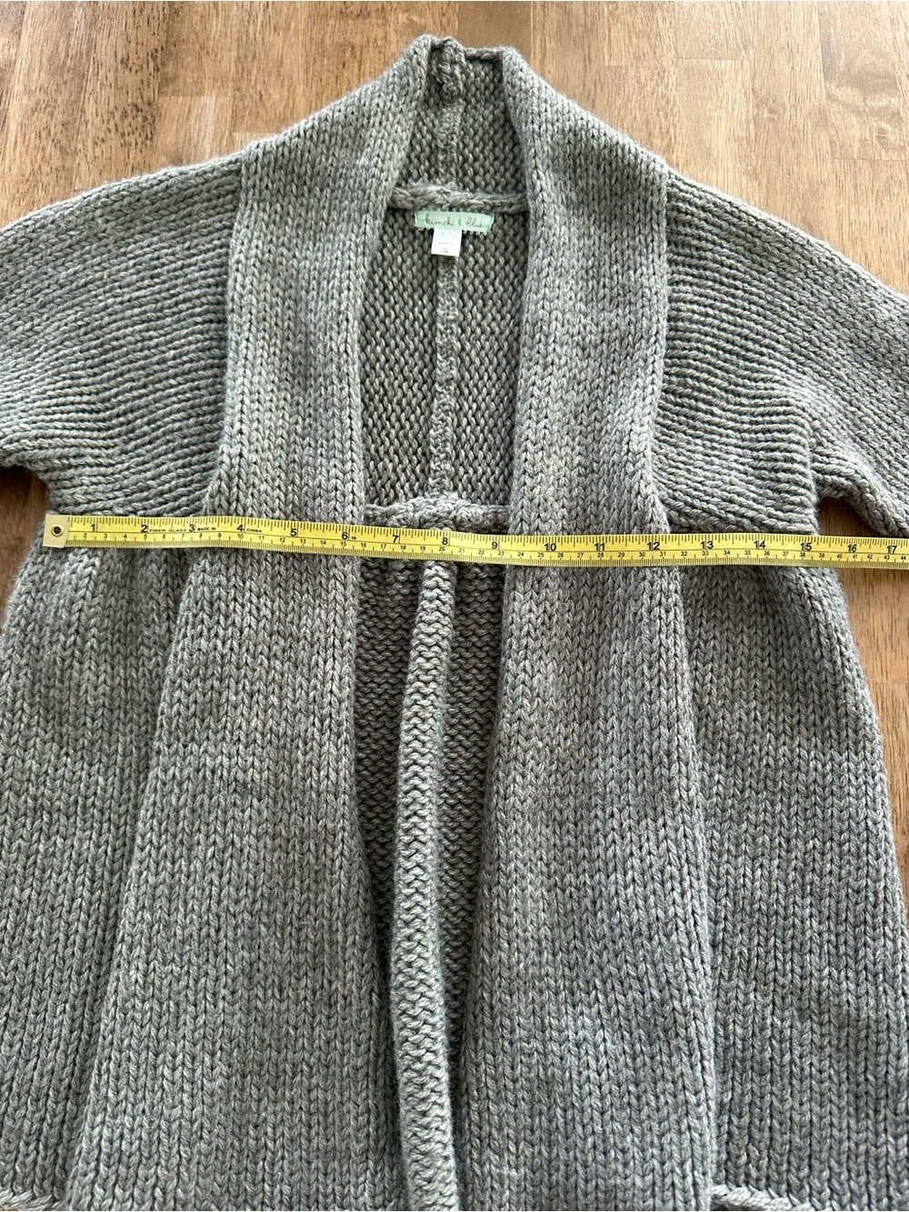 Kimchi & Blue Gray Open Front Cardigan Sweater Size Small, Urban Outfitters - Picture 7 of 8